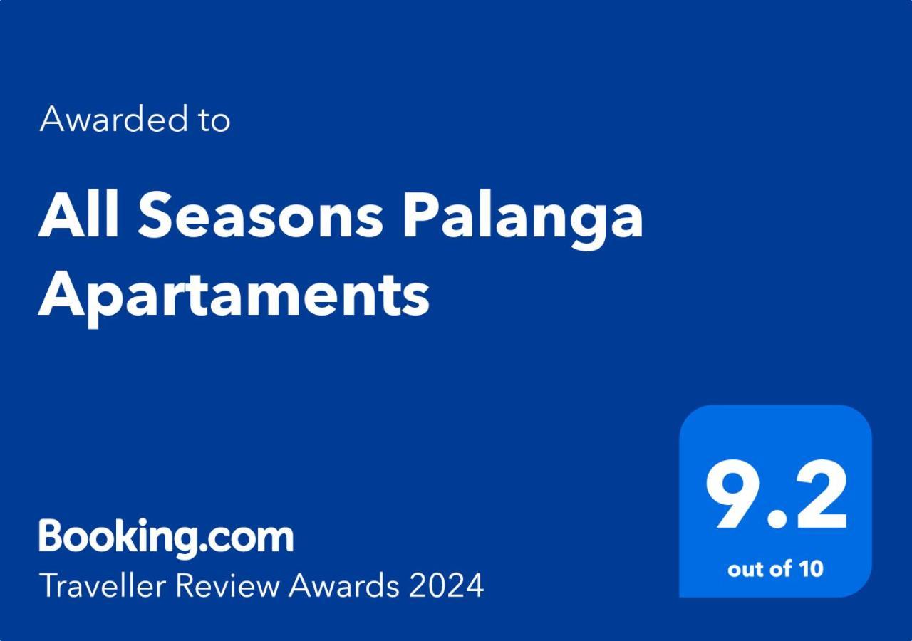 All Seasons Palanga Apartaments Exterior foto